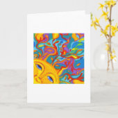 成長する日曜日 カード (黄色い花)