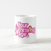 成長する時代を築く コーヒーマグカップ (中央)