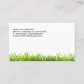 成長する草 |芝刈り機 |園芸用シアーズ 名刺 (裏面)