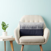 成長する青 ランバークッション (椅子)