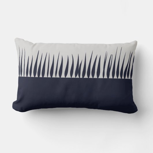 成長する青 ランバークッション (正面)