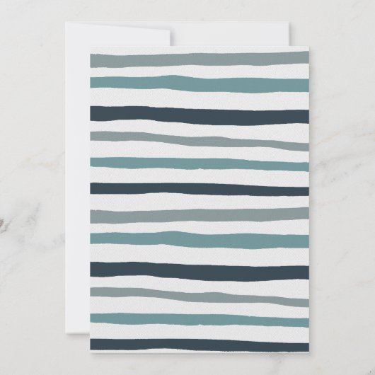 成長する2つのファーストレースカー2nd誕生日 招待状 (裏面)