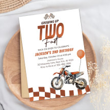 成長する2高速オレンジダートバイク2nd誕生日