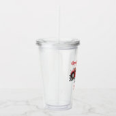 成長する2高速レッドレースカー2nd誕生日 アクリルタンブラー (右)