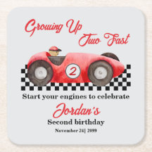 成長する2高速レッドレースカー2nd誕生日