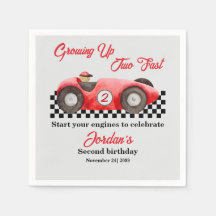 成長する2高速レッドレースカー2nd誕生日