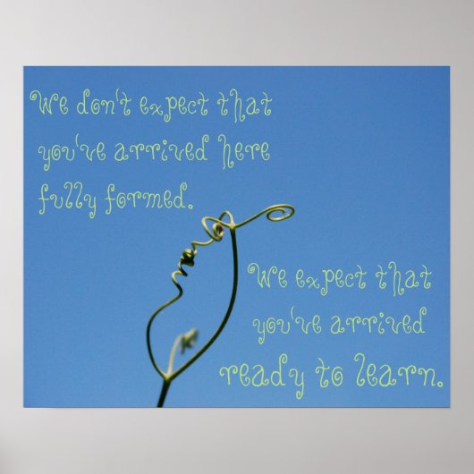 成長と即応性教室のポスター ポスター (正面)