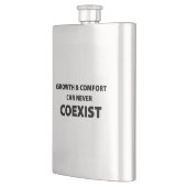 成長と心地よいは共存できない フラスク (左)