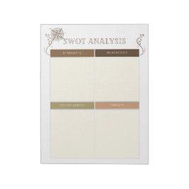 成長のための個人SWOT分析 ノートパッド