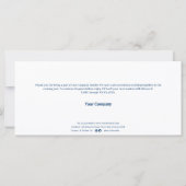 成長のシーズンを望む,喜びブルーフラットカード (裏面)