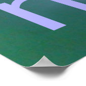 成長の可能性を示すワードアート™ポスター ポスター (角)