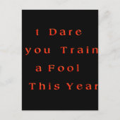 成長の年？ – この年は馬鹿を鍛えてやろう ポストカード (正面)