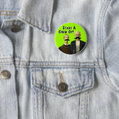 成長の操作の口ひげボタンを始めて下さい 缶バッジ (インサイチュ)