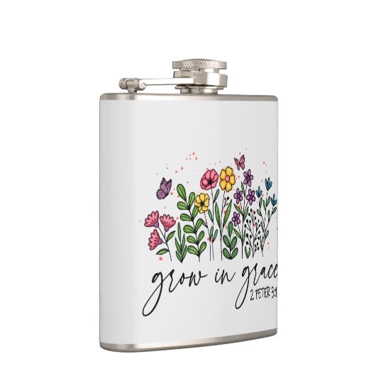 成長の猶予 – 鮮やかフローラ感動的 フラスク (右)