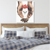 成長の育成 – 感動的 Wall Art キャンバスプリント (インサイチュ (寝室))