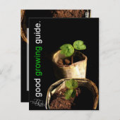 成長の良いガイド ポストカード (正面/裏面)