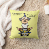 成長はユーモアのオプション クッション (ブランケット)