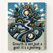成長は単なるゴールではない ノートブック (裏面)