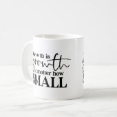 成長は成長だ…マグやる気を起こさせるン コーヒーマグカップ (正面左)