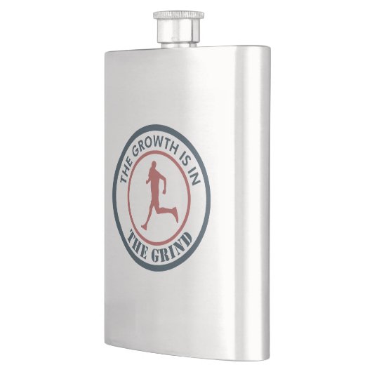 成長は日々の努力の中にある フラスク (左)