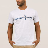 成長への恐怖 Tシャツ モチベーション コレクション (正面)