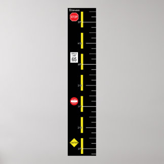 成長への道、成長チャート ポスター