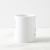 成長を助けてくれてありがとう モミの木の先生 コーヒーマグカップ (中央)