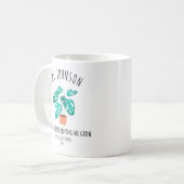 成長を支えてくれてありがとう コーヒーマグカップ (正面左)