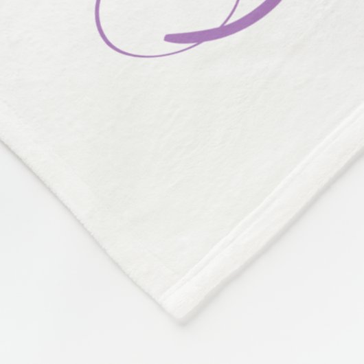 成長を見る – フラワーフォトプロップの水彩 フリースブランケット (角)