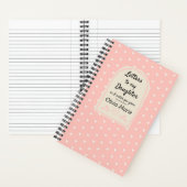 成長を見守る私の娘への手紙 ノートブック (内側)