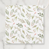 成長を見守る |ウッドランドベビーシャワーメッセージカード フェイバータグ (裏面)