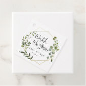 成長を見守る |ユーカリプタスベイビーシャワーメッセージカード フェイバータグ (インサイチュ)