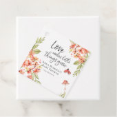 成長を見守る | Ladybugベビーシャワーメッセージカード フェイバータグ (インサイチュ)