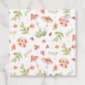 成長を見守る | Ladybugベビーシャワーメッセージカード フェイバータグ (裏面)