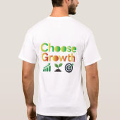 成長を選ぶ Tシャツ (裏面)
