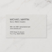 成長アイコン |ソーシャルメディアマーケティング 名刺 (裏面)