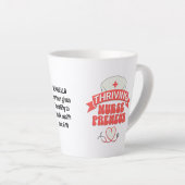 成長カスタム温床ナース起業家 カフェラテマグ (右アングル)