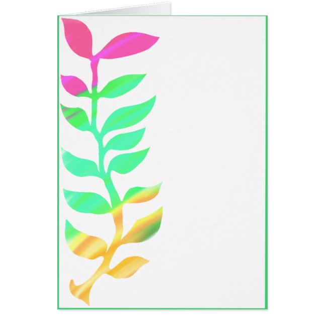 成長カードの色 (正面)