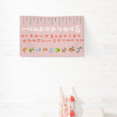 成長グラフのバナー 横断幕 (インサイチュ)