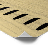 成長グラフパーソナライズされたルーラー(メス) |私の成長 ポスター (角)