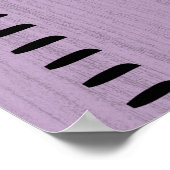 成長グラフパーソナライズされたルーラー（メス） |私の成長 ポスター (角)