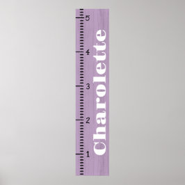 成長グラフパーソナライズされたルーラー（メス） |私の成長 ポスター