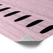 成長グラフパーソナライズされたルーラー（メス） |私の成長 ポスター (角)