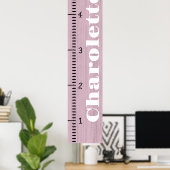 成長グラフパーソナライズされたルーラー（メス） |私の成長 ポスター (ホームオフィス)