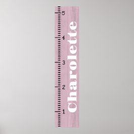 成長グラフパーソナライズされたルーラー（メス） |私の成長 ポスター