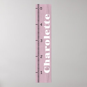 成長グラフパーソナライズされたルーラー（メス）  私の成長 ポスター