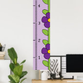 成長グラフルーラー（メス） |私の成長 ポスター (ホームオフィス)