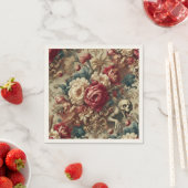 成長グロテスク – ゴシックフローラ枕 スタンダードカクテルナプキン (インサイチュ)