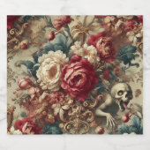 成長グロテスク – ゴシックフローラ枕 ビールラベル (シングルラベル)