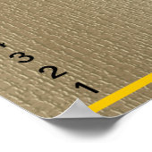 成長チャート – 犬の猫と女の子の人形 ポスター (角)